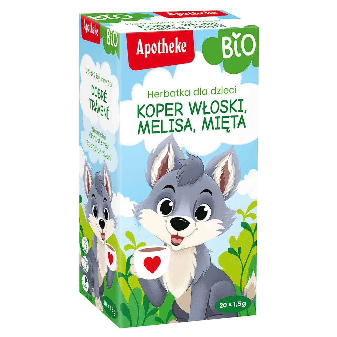 Herbata dla dzieci - na trawienie BIO (20 × 1,5 g) 30 g - Apotheke