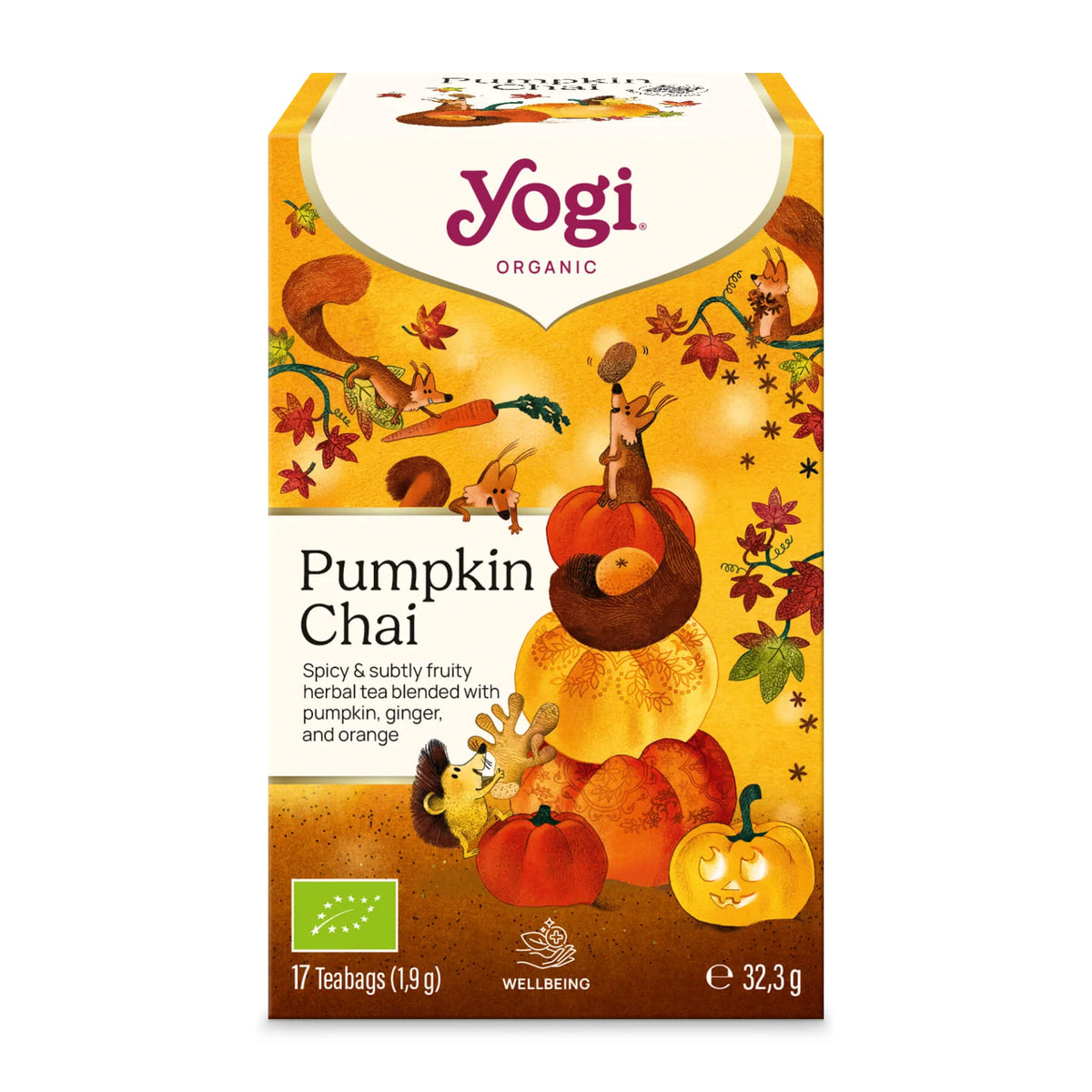 Herbata Dyniowa (Pumpkin Chai) BIO (17 × 1,9 g) 32,3 g - Yogi Tea