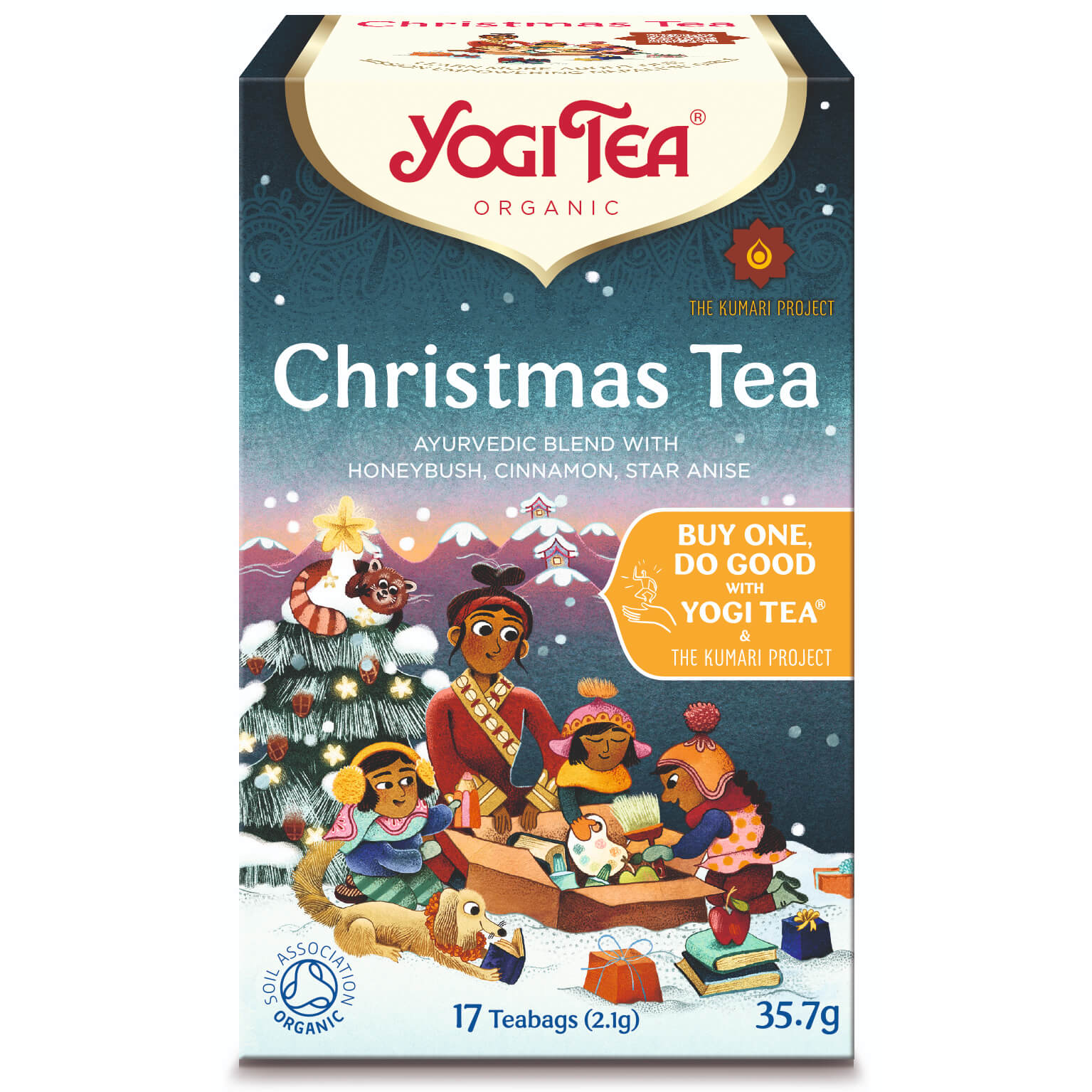 Herbata Świąteczna BIO (17 × 2,1 g) 35,7 g - Yogi Tea