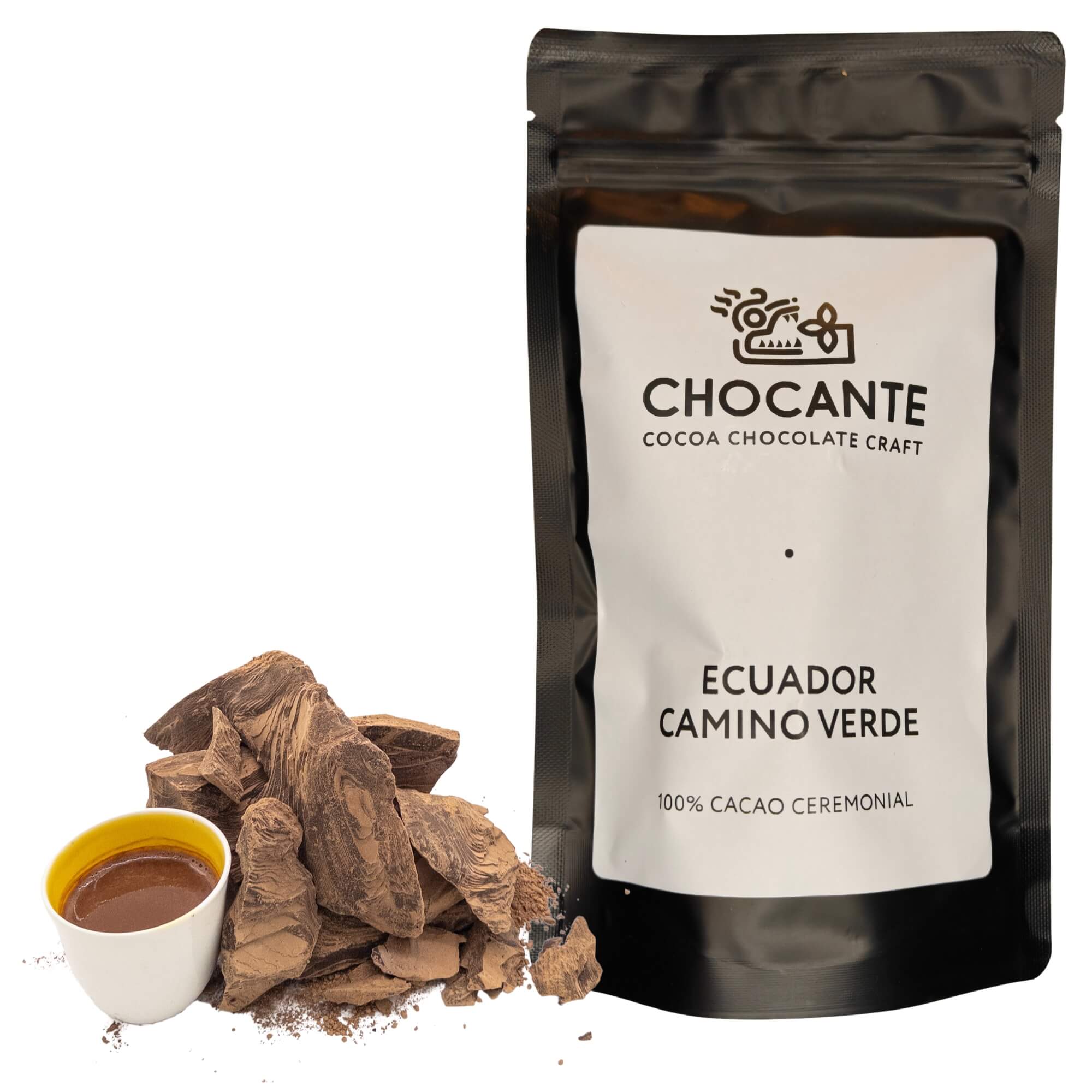 Kakao ceremonialne Ecuador Camino Verde BIO - Chocante