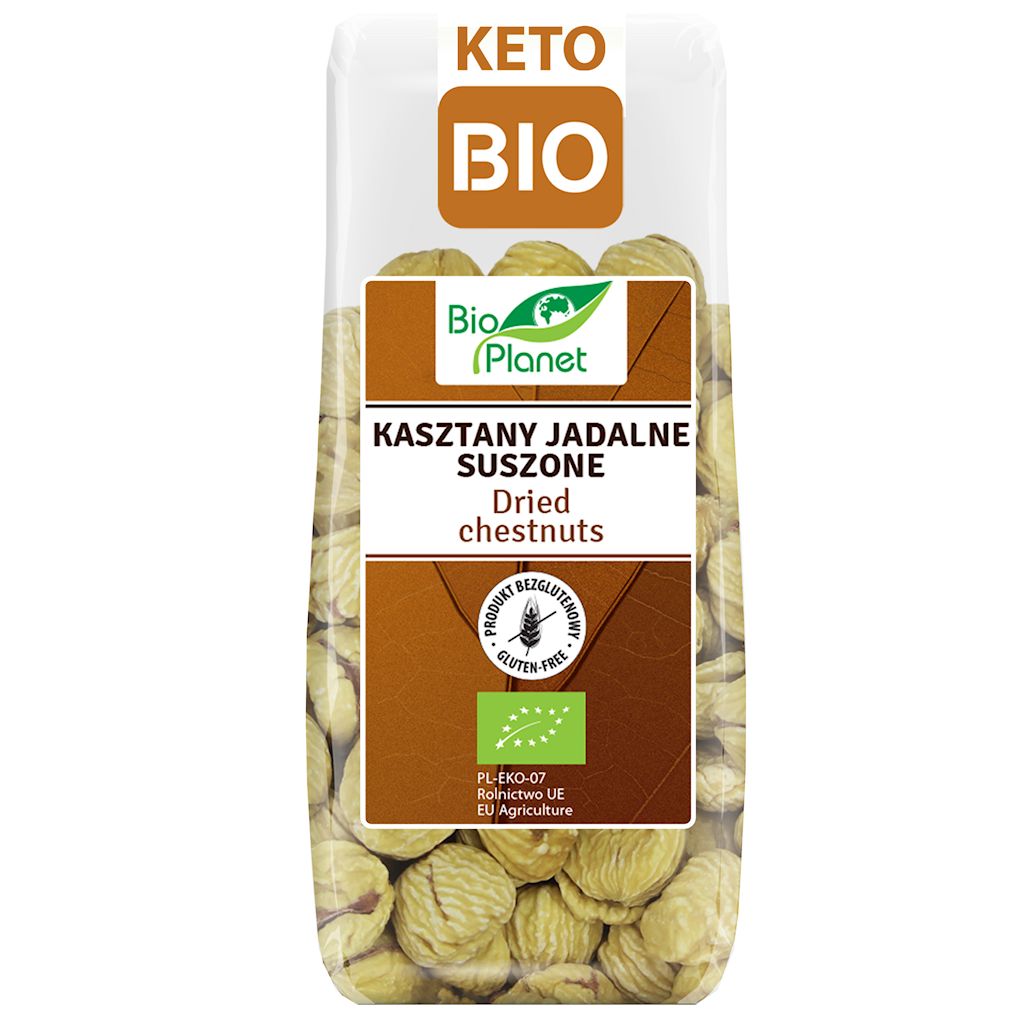 Kasztany jadalne suszone BIO 200 g - Bio Planet