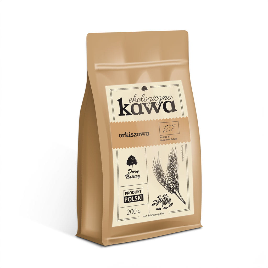 Kawa orkiszowa BIO 200 g - Dary Natury