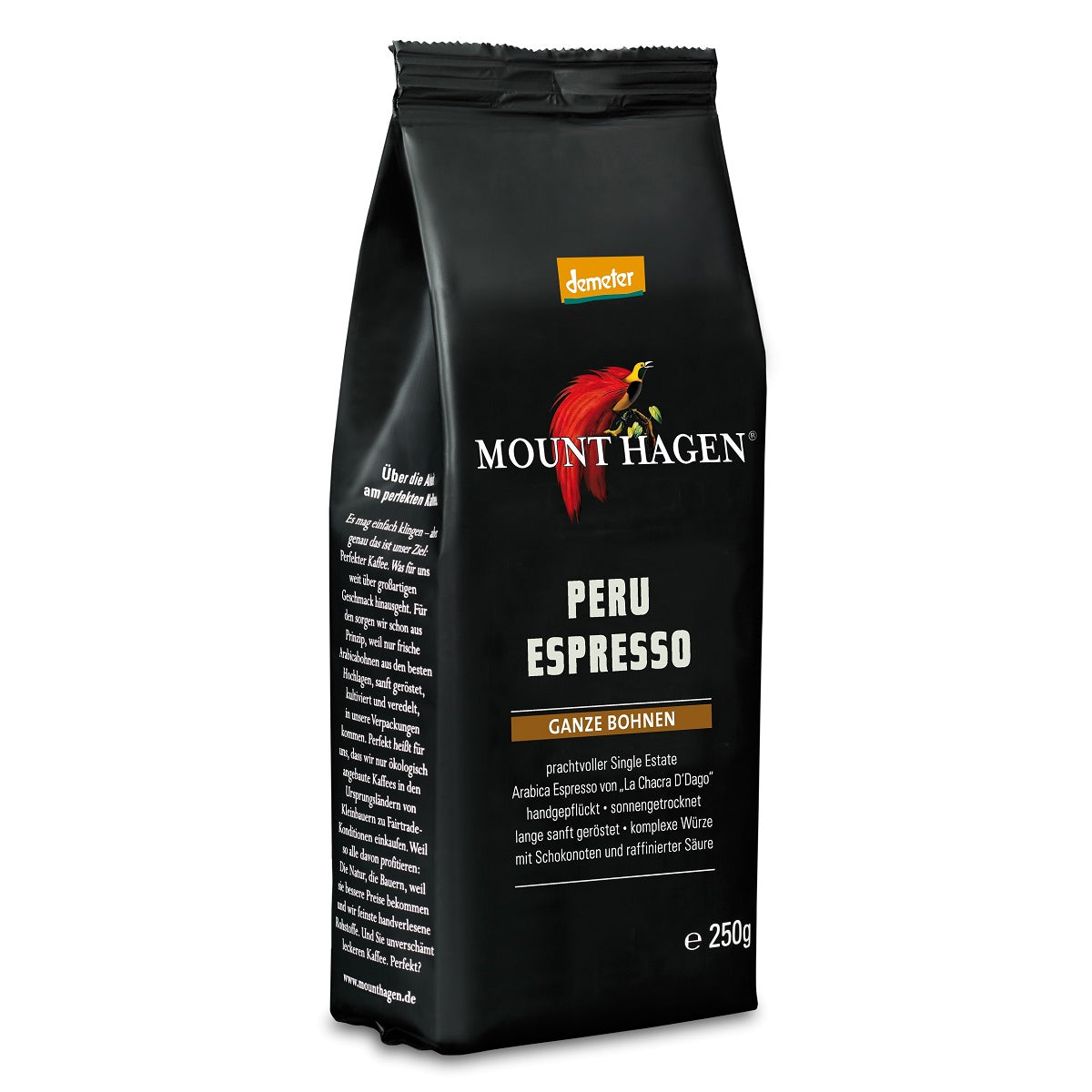 Kawa ziarnista Arabica Peru Espresso Demeter BIO 250 g - Mount Hagen