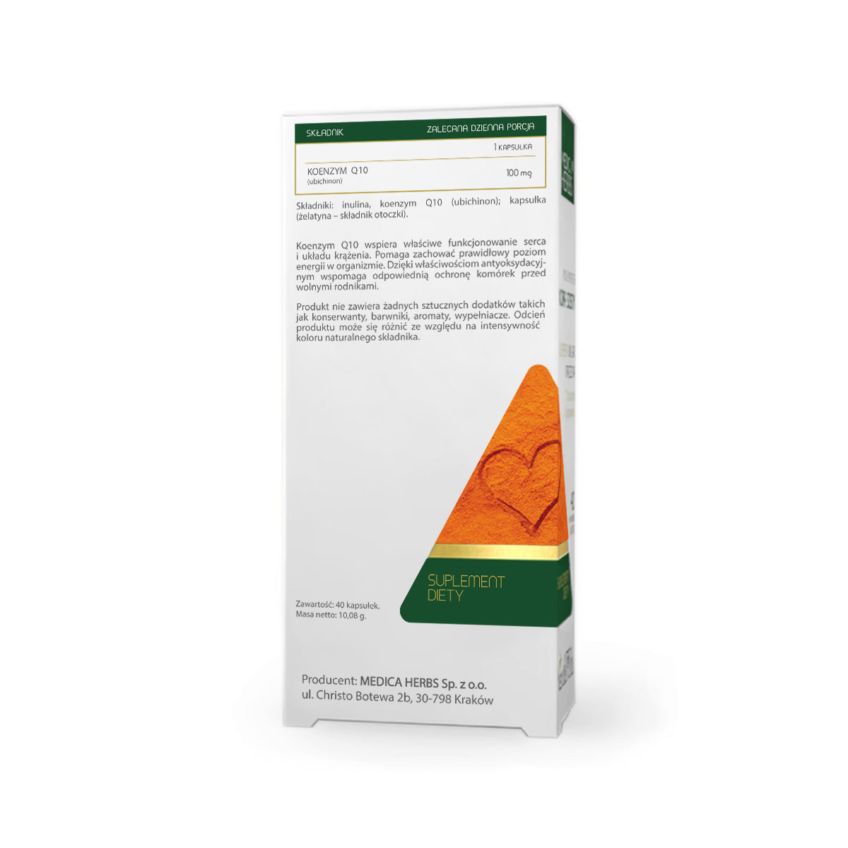 Koenzym Q10 100 mg 40 kapsułek - Medica Herbs