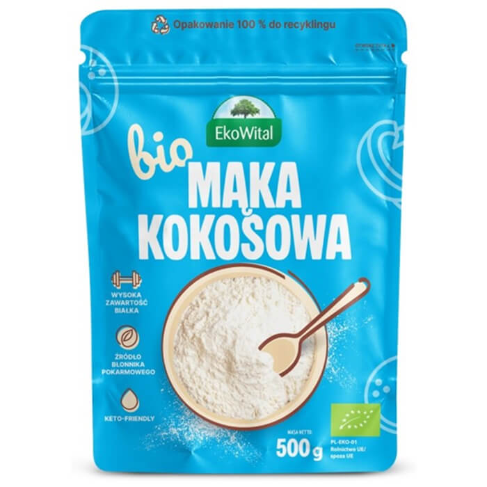 Mąka kokosowa BIO 500 g - EkoWital