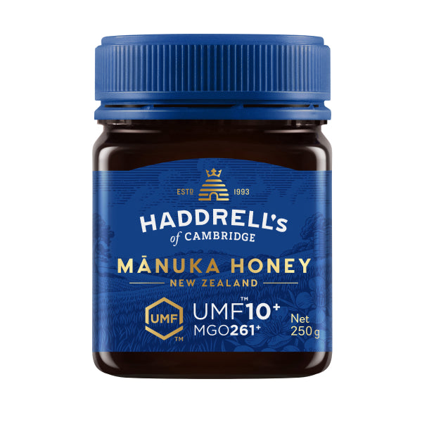 Miód Manuka UMF 10+ MGO 261+ 250 g - Haddrell's of Cambridge