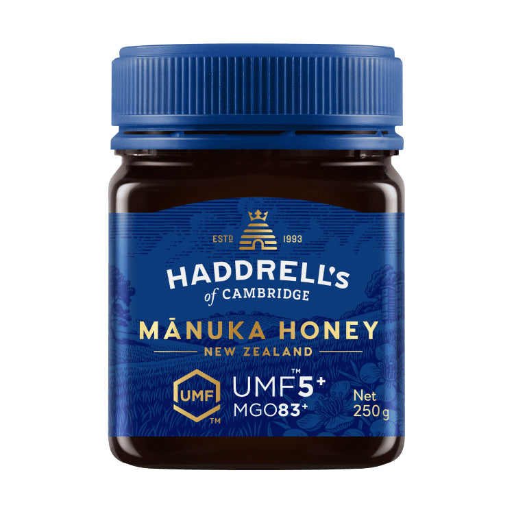 Miód Manuka UMF 5+ MGO 83+ 250 g - Haddrell's of Cambridge