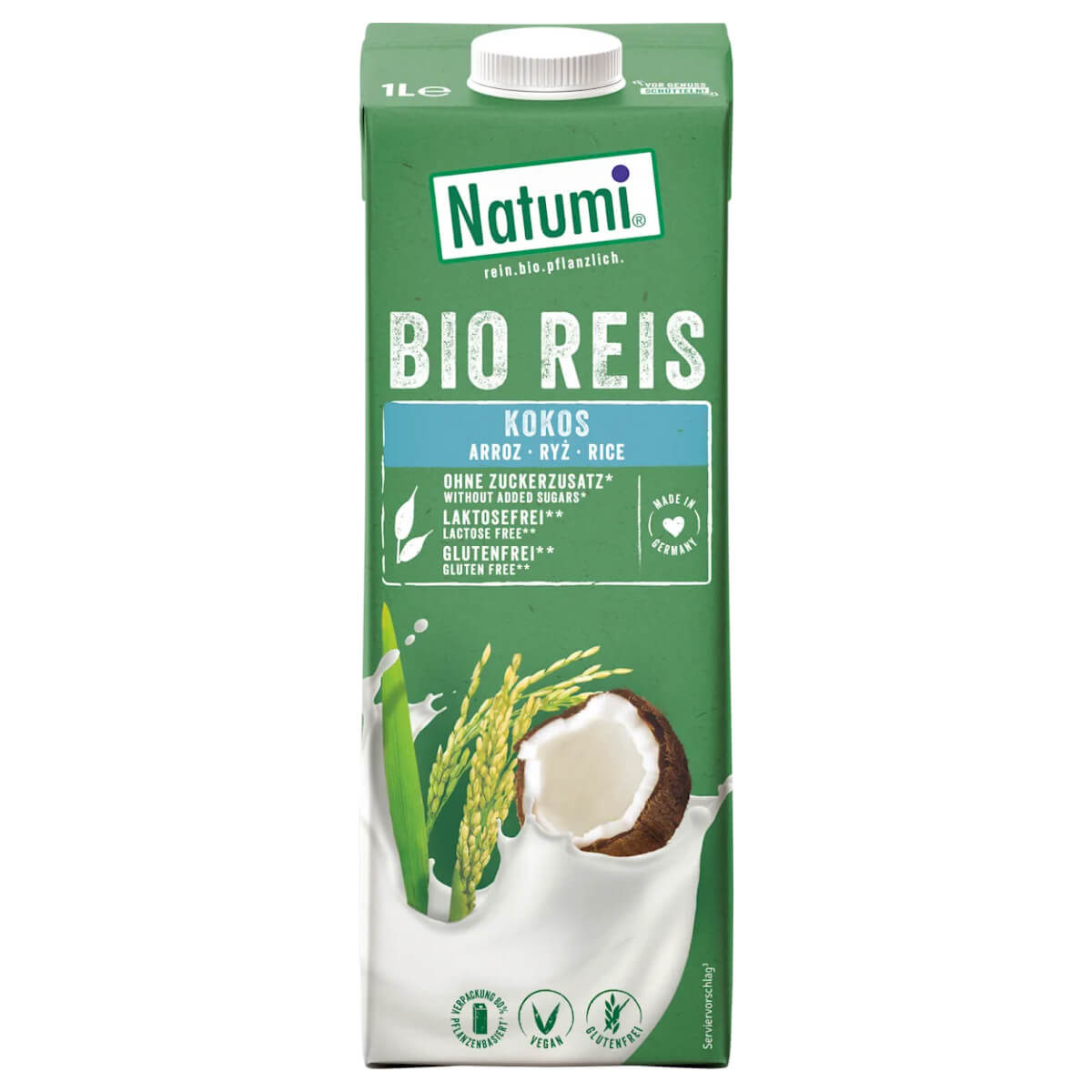 Napój ryżowo-kokosowy bez dodatku cukru BIO 1 L - Natumi