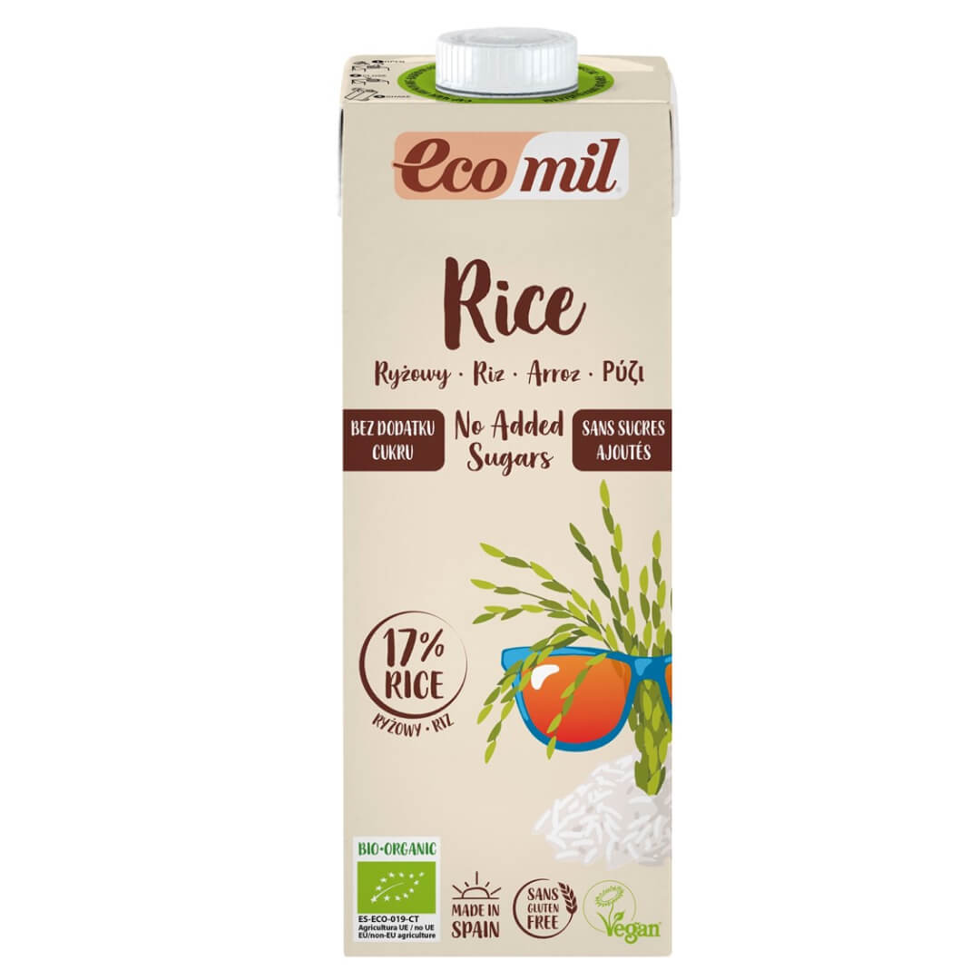 Napój ryżowy bez dodatku cukru BIO 1 L - EcoMil