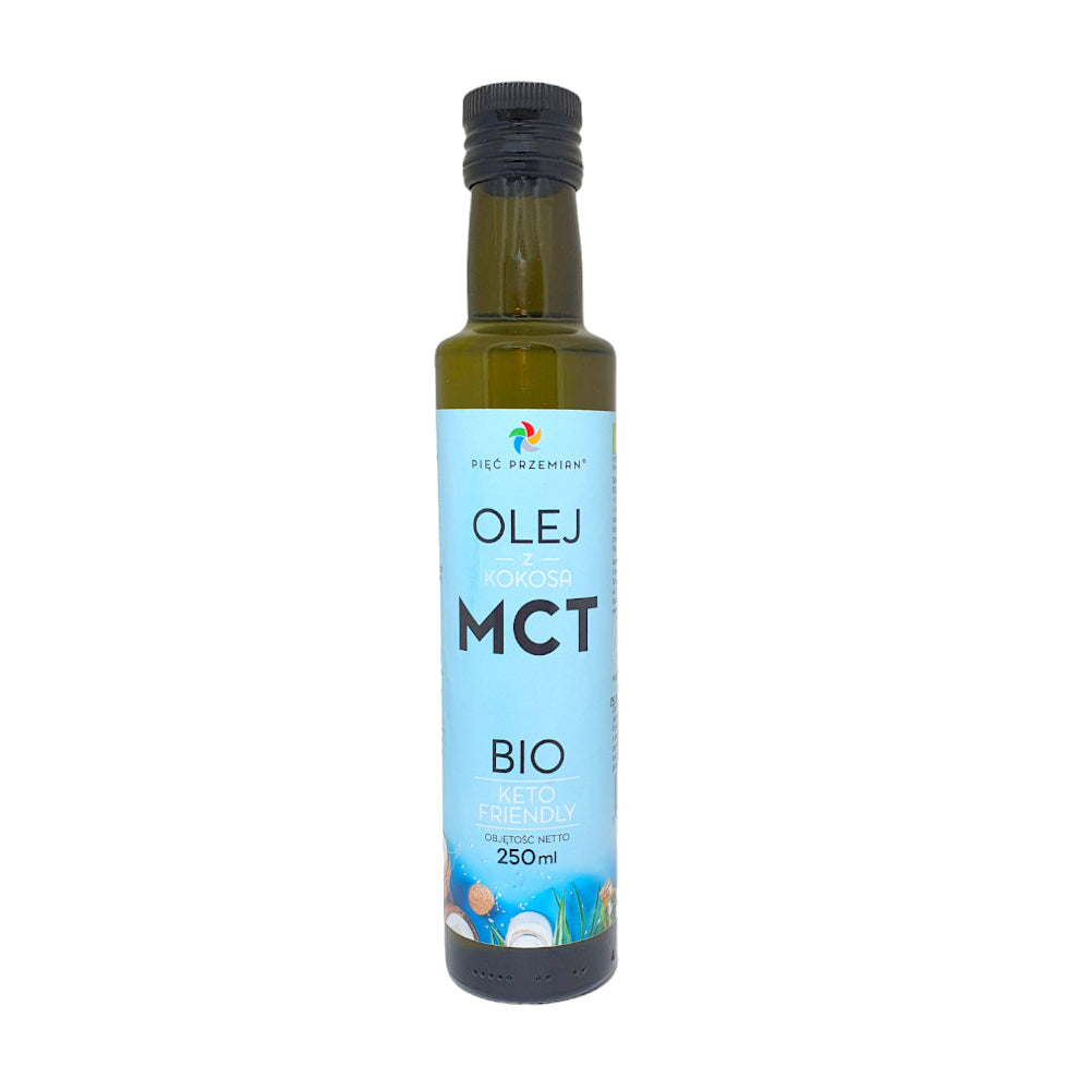 Olej MCT z kokosa BIO 250 ml - Pięć Przemian