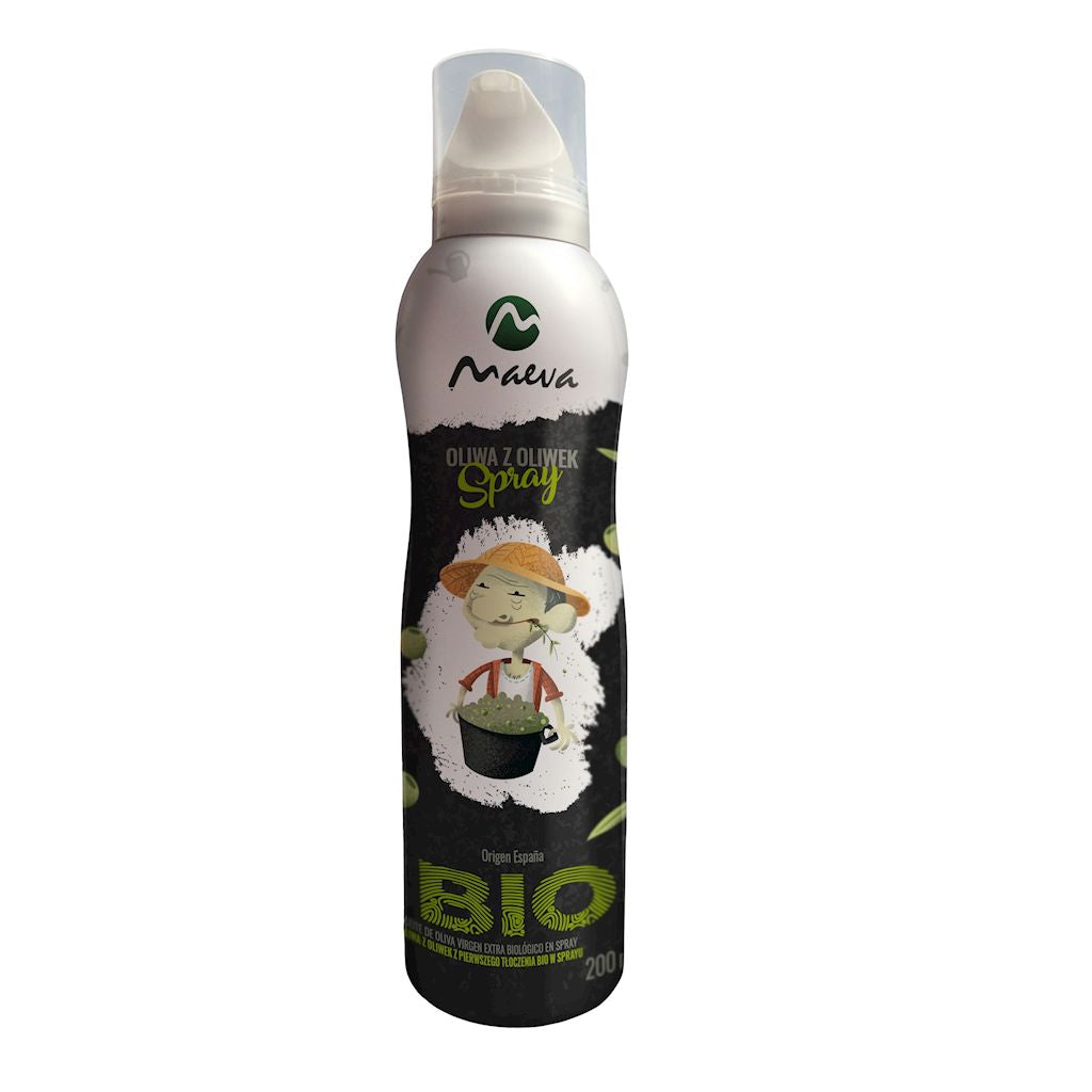 Oliwa z oliwek extra virgin w sprayu BIO 200 ml - Maeva