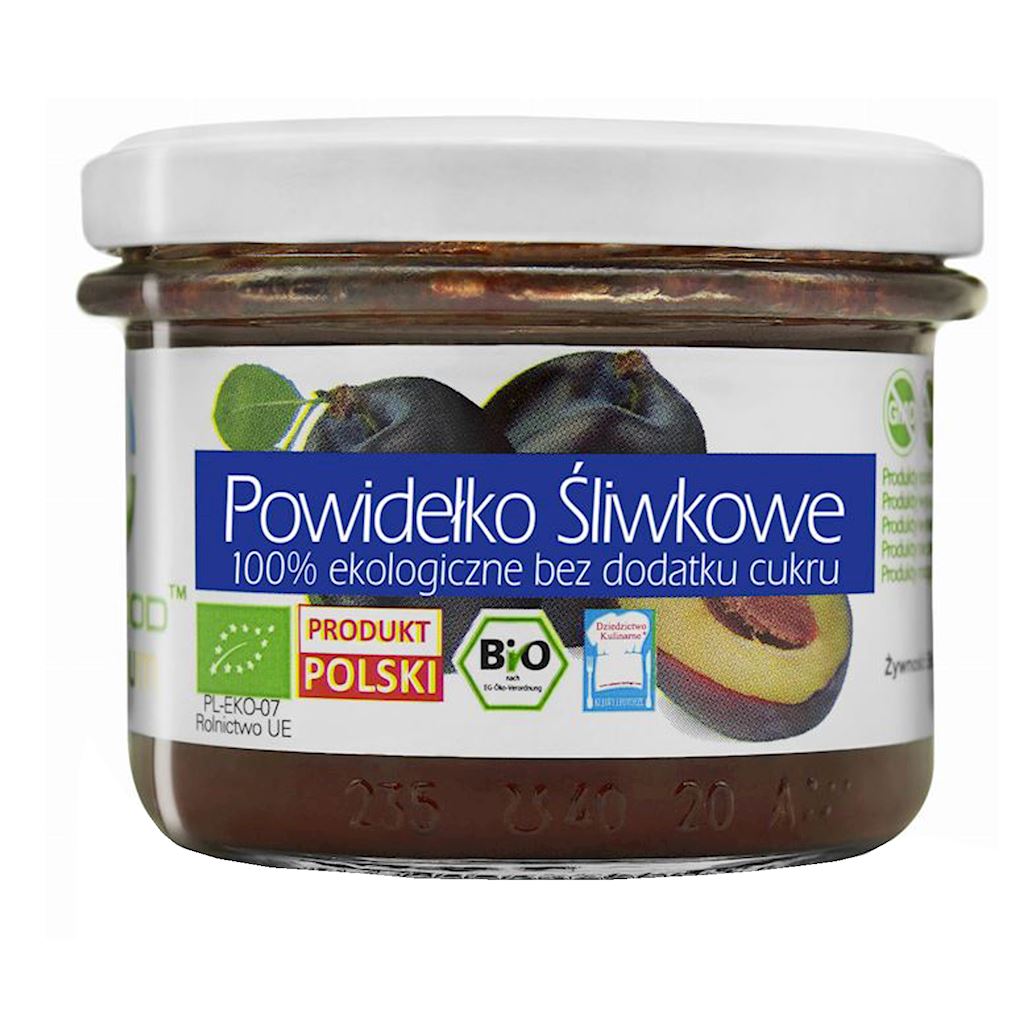 Powidło śliwkowe bez dodatku cukru BIO 180 g - Bio Food