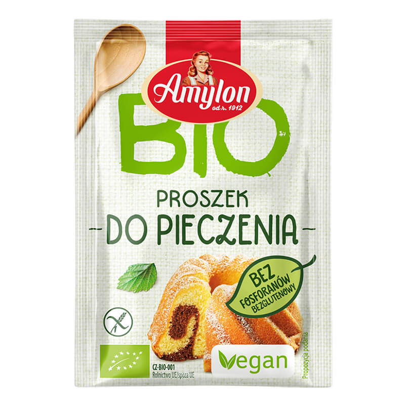 Proszek do pieczenia bezglutenowy BIO 12 g - Amylon