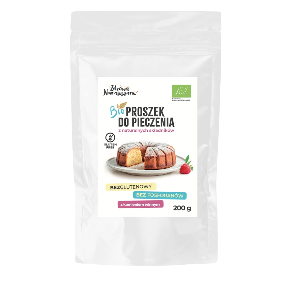 Proszek do pieczenia bezglutenowy BIO 200 g - Zdrowo Namieszane