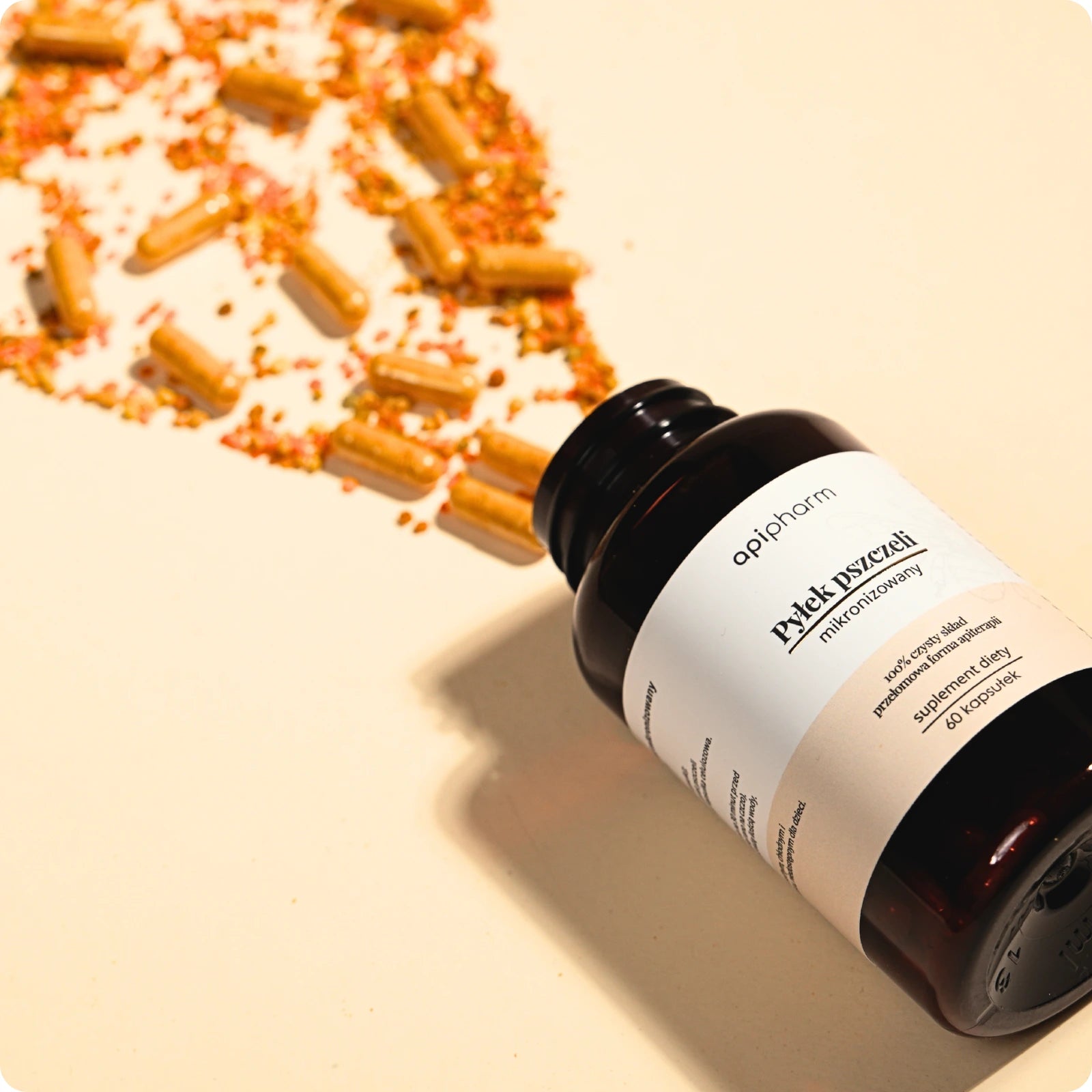 Pyłek pszczeli mikronizowany 60 kapsułek - Apipharm