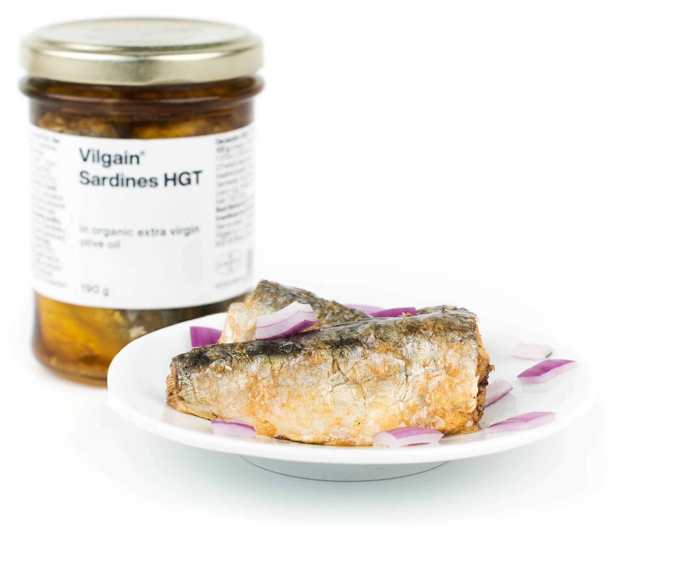 Sardynki w BIO oliwie 190 g - Vilgain