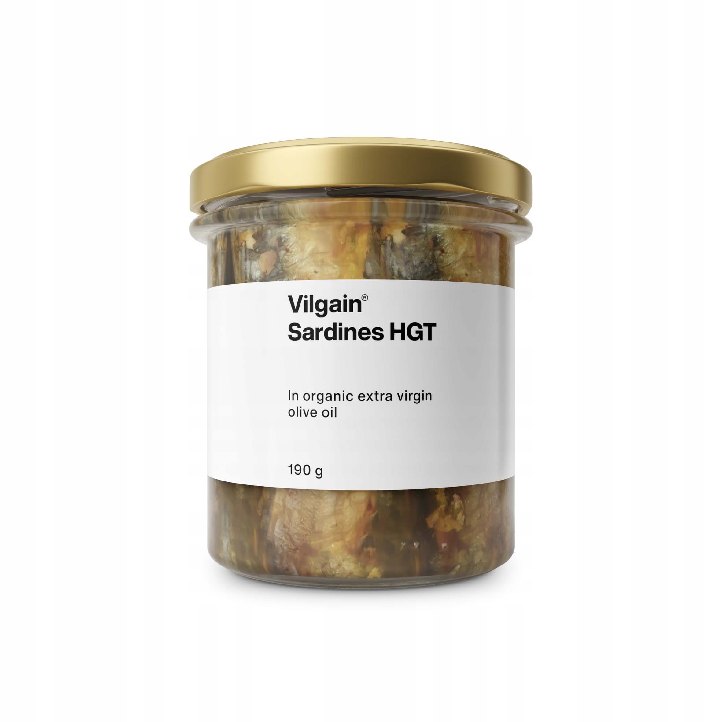 Sardynki w BIO oliwie 190 g - Vilgain