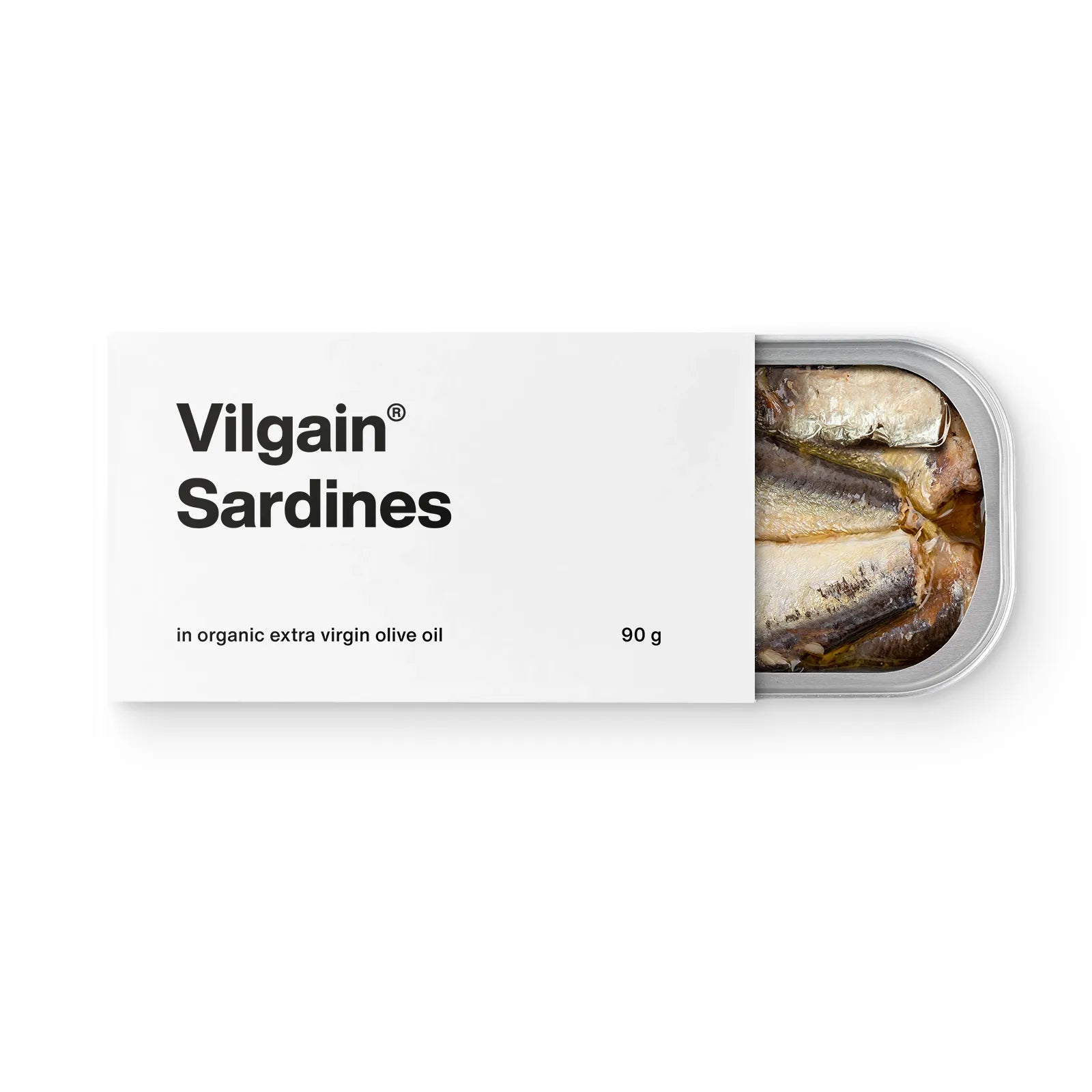 Sardynki w BIO oliwie z oliwek extra virgin 90 g - Vilgain