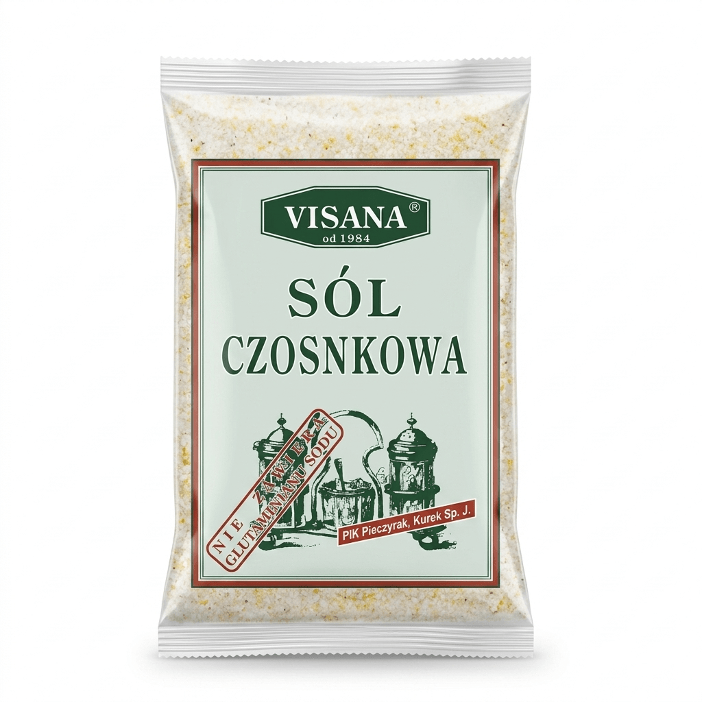 Sól czosnkowa 175 g - Visana