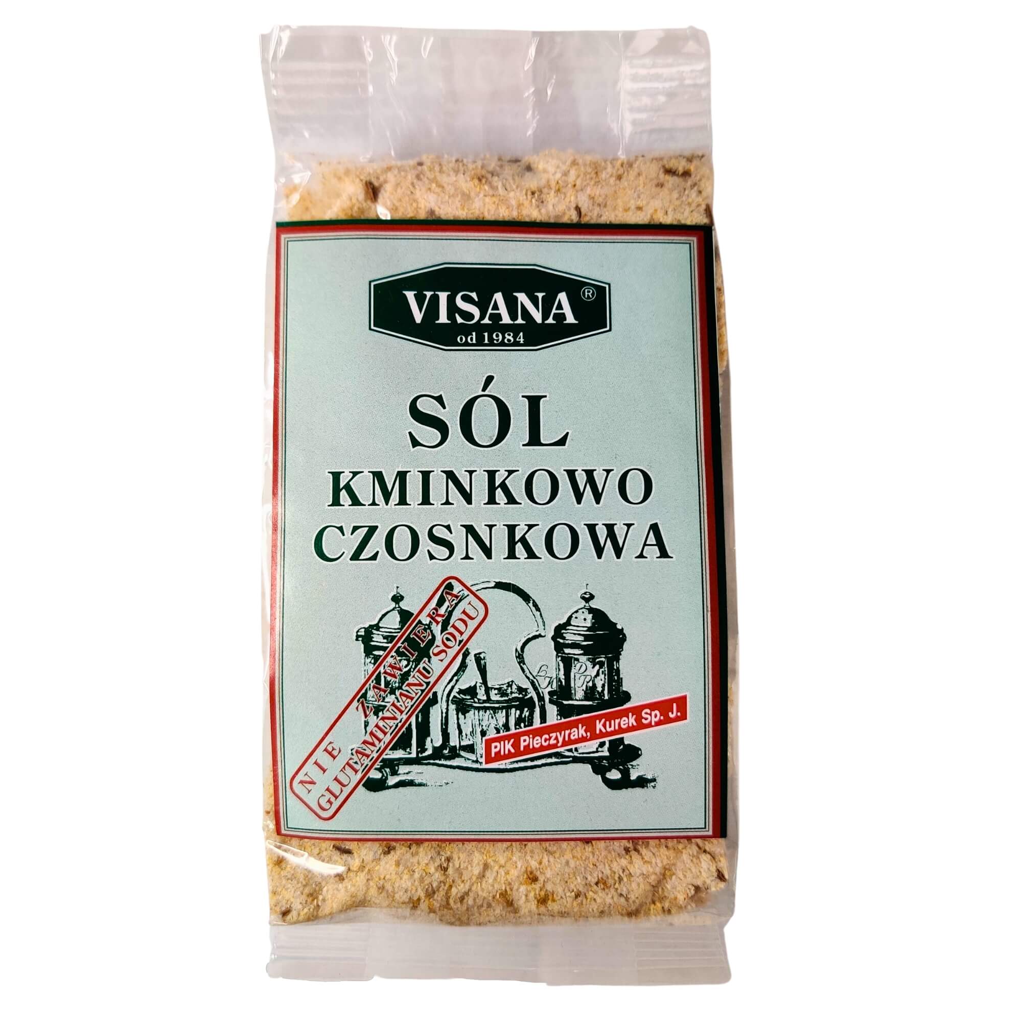 Sól kminkowo-czosnkowa 175 g - Visana