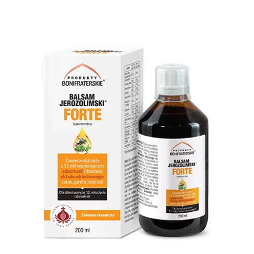 Balsam Jerozolimski Forte 200 ml - Produkty Bonifraterskie
