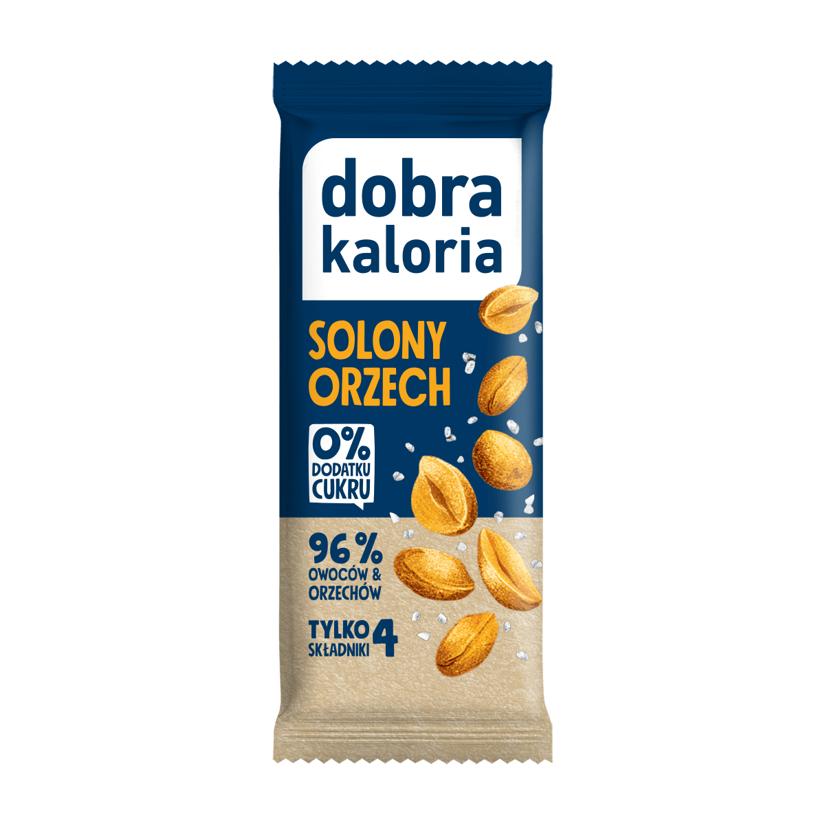 Baton solony orzech 35 g - Dobra Kaloria