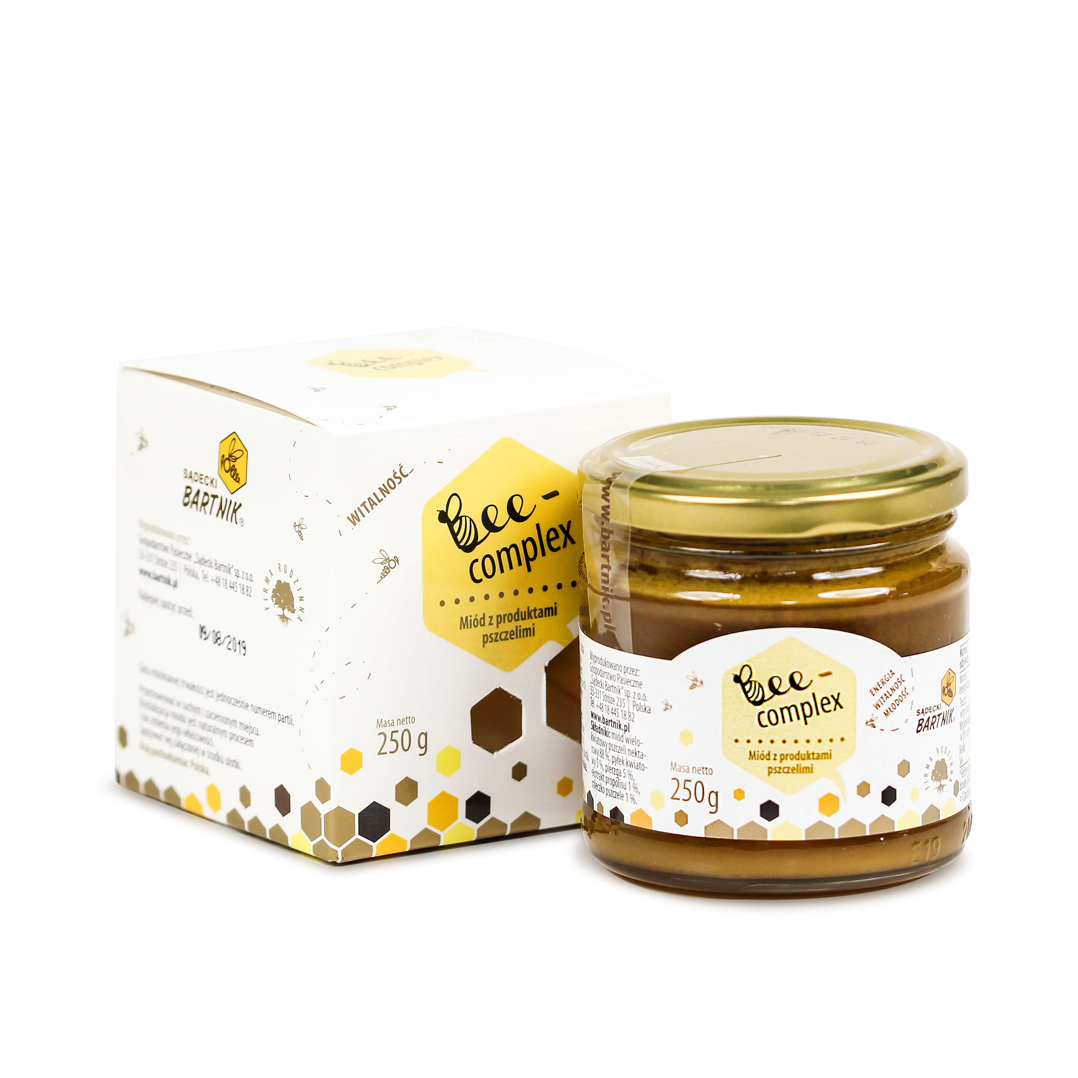 Bee complex (miód z produktami pszczelimi) 250 g - Sądecki Bartnik