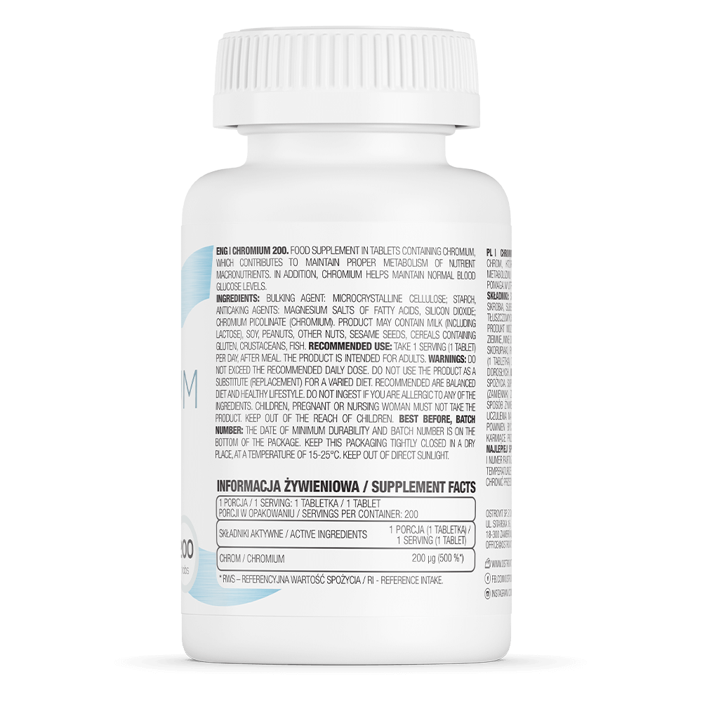 Chrom 200 tabletek - OstroVit