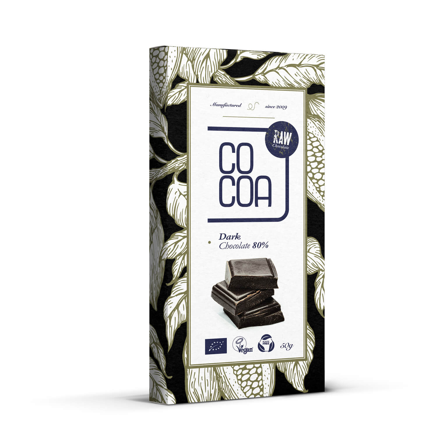 Czekolada ciemna surowa 80% BIO 50 g - Cocoa