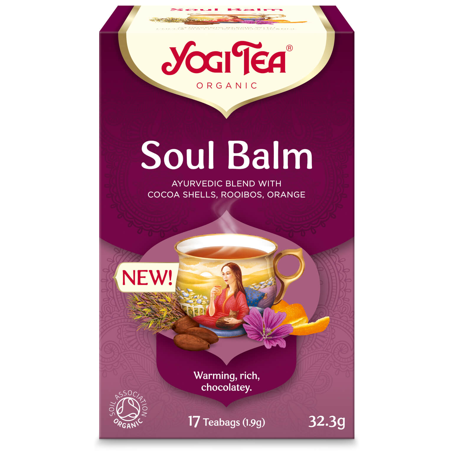 Herbata Balsam Dla Duszy (Soul Balm) BIO (17 × 1,9 g) 32,3 g - Yogi Tea