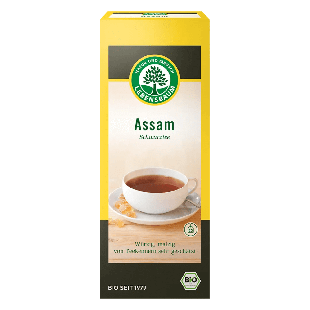 Herbata czarna Assam BIO (20 × 2 g) 40 g - Lebensbaum