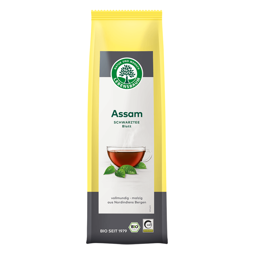 Herbata czarna Assam liściasta BIO 100 g - Lebensbaum