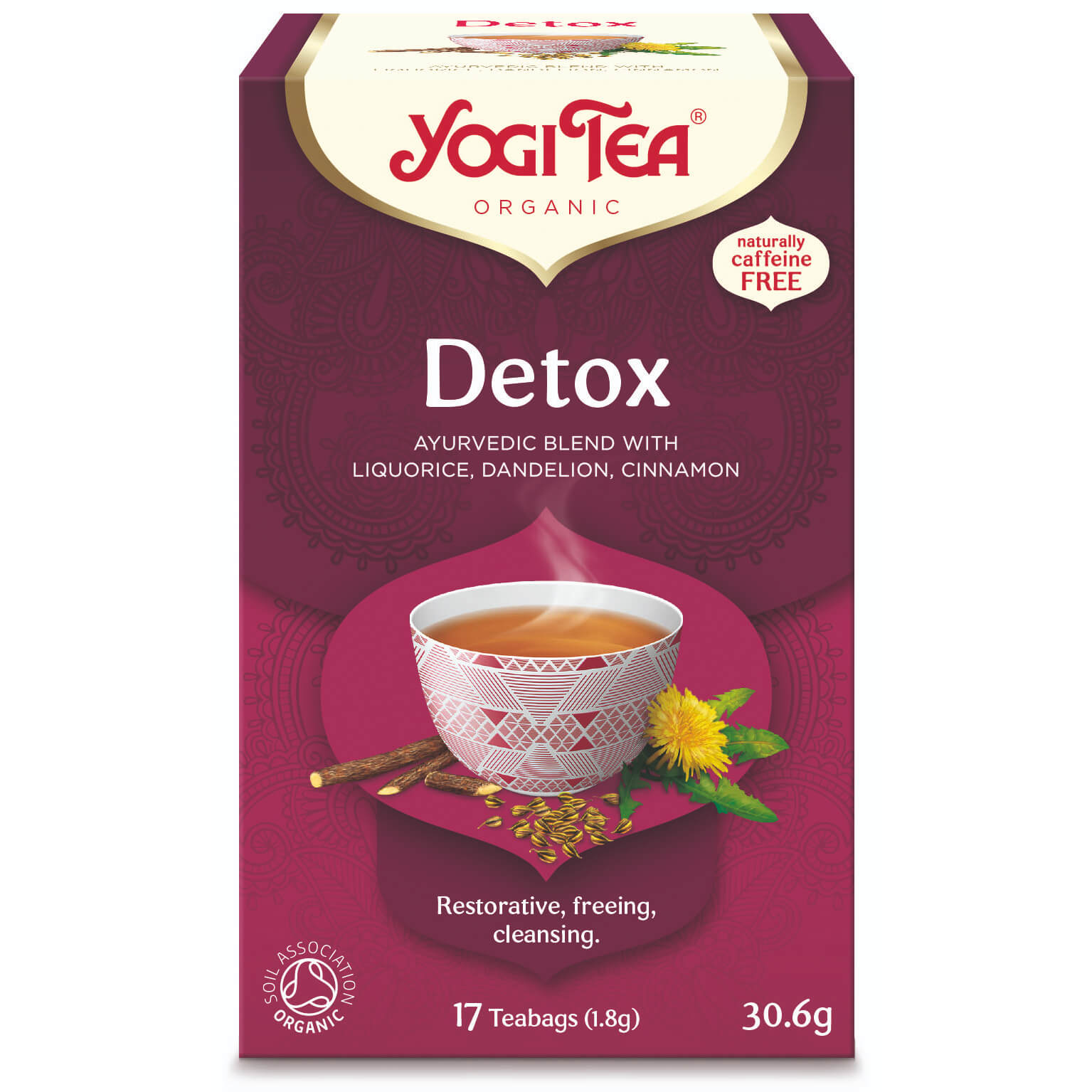 Herbata Detox BIO (17 × 1,8 g) 30,6 g - Yogi Tea