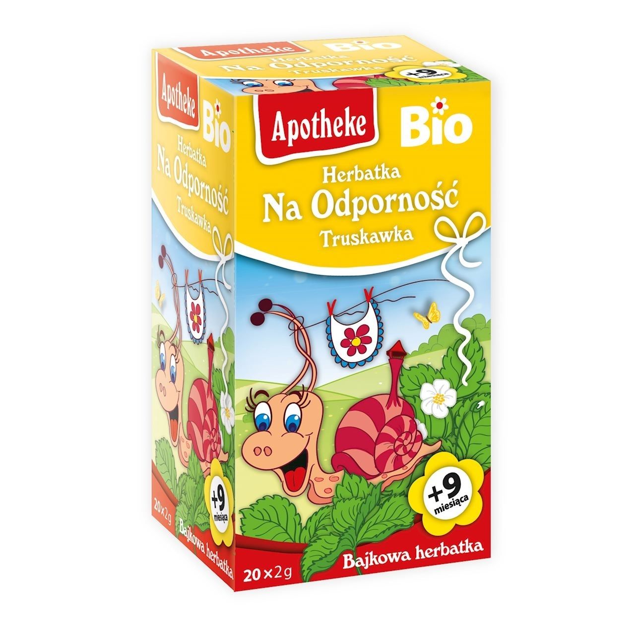 Herbata dla dzieci - na odporność z truskawką BIO (20 x 2 g) 40 g - Apotheke
