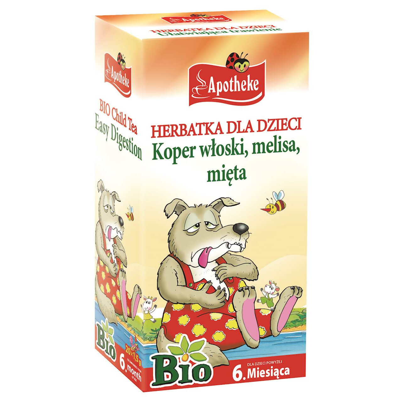 Herbata dla dzieci - na trawienie BIO (20 × 1,5 g) 30 g - Apotheke
