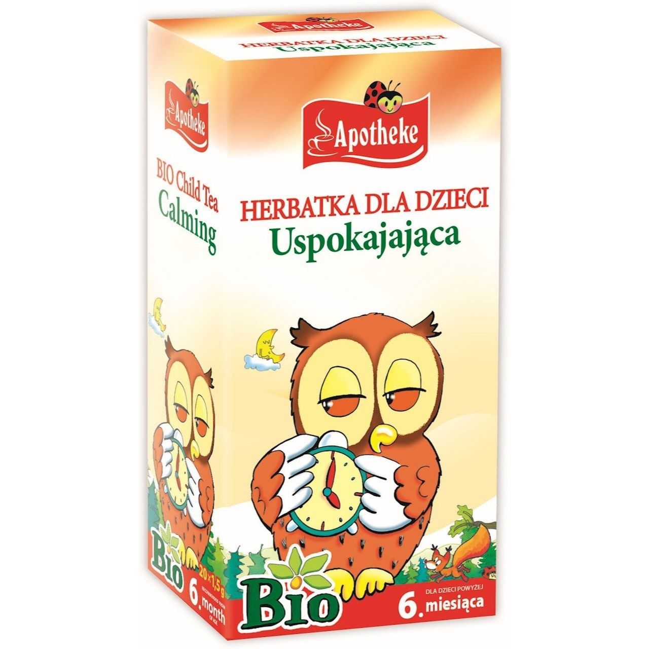 Herbata dla dzieci - uspokajająca BIO (20x 1,5 g) 30 g - Apotheke