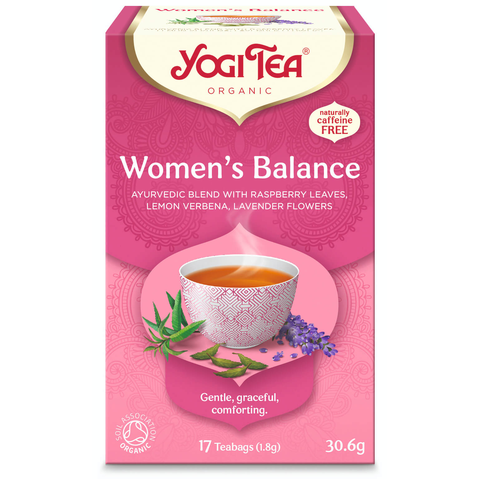 Herbata dla kobiet - Równowaga (Women's Balance) BIO (17 × 1,8 g) 30,6 g - Yogi Tea