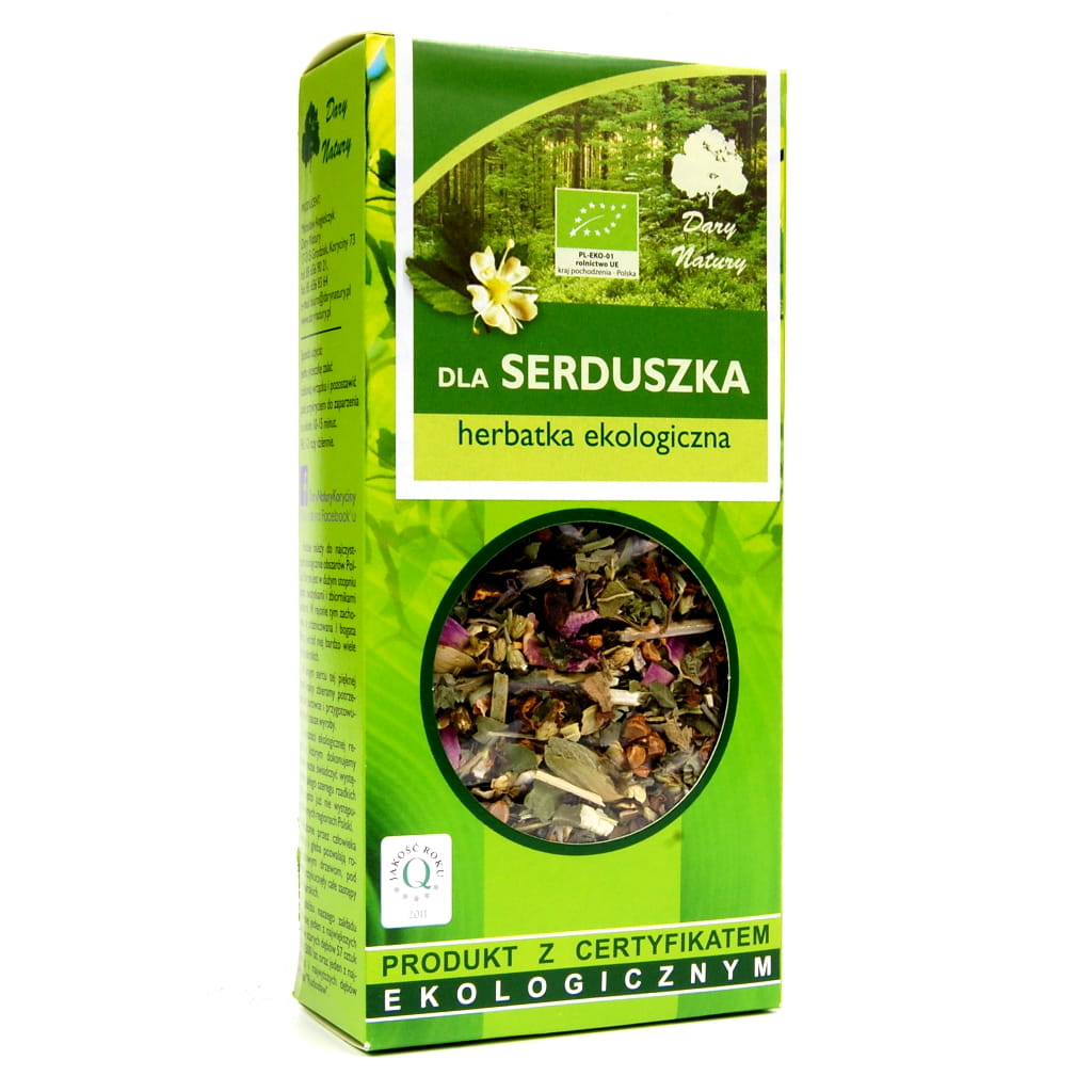 Herbata Dla Serduszka BIO 50 g - Dary Natury