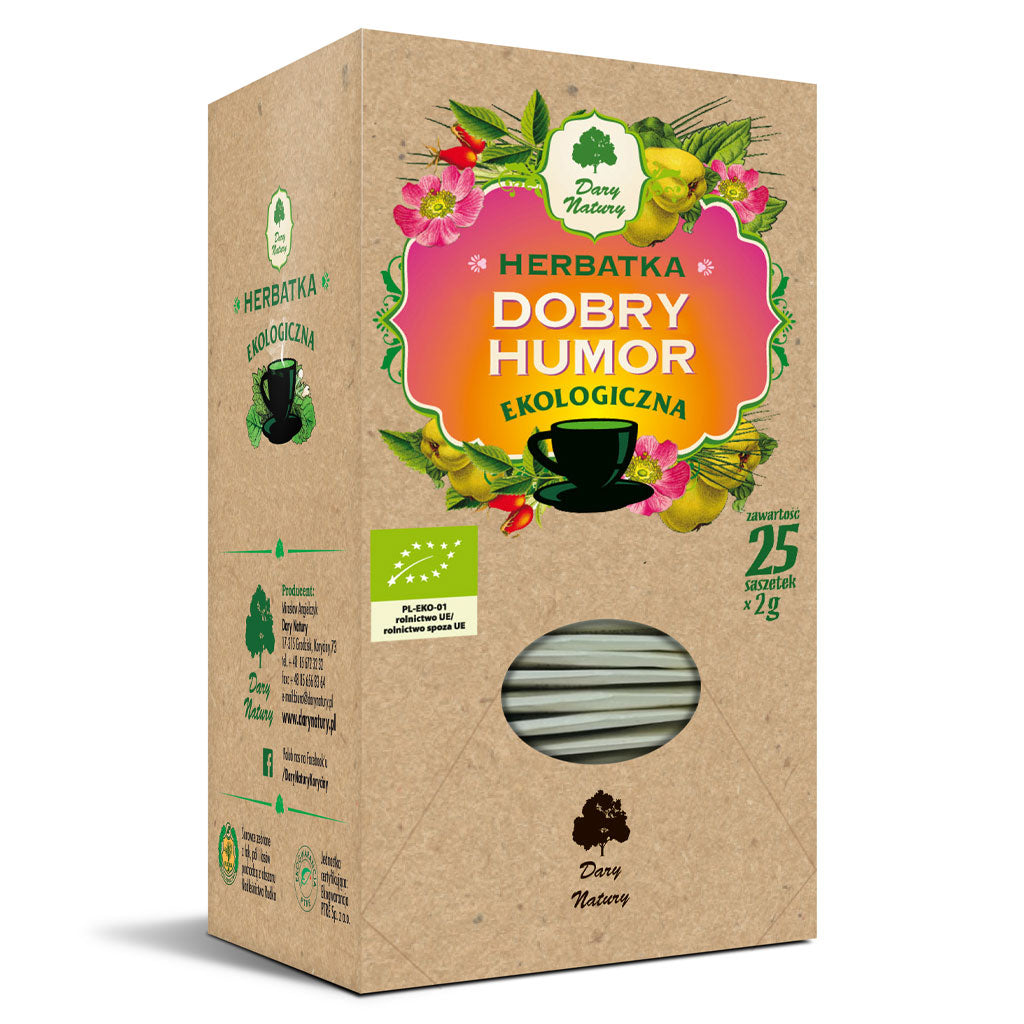 Herbata Dobry Humor BIO (25 x 2 g) 50 g - Dary Natury