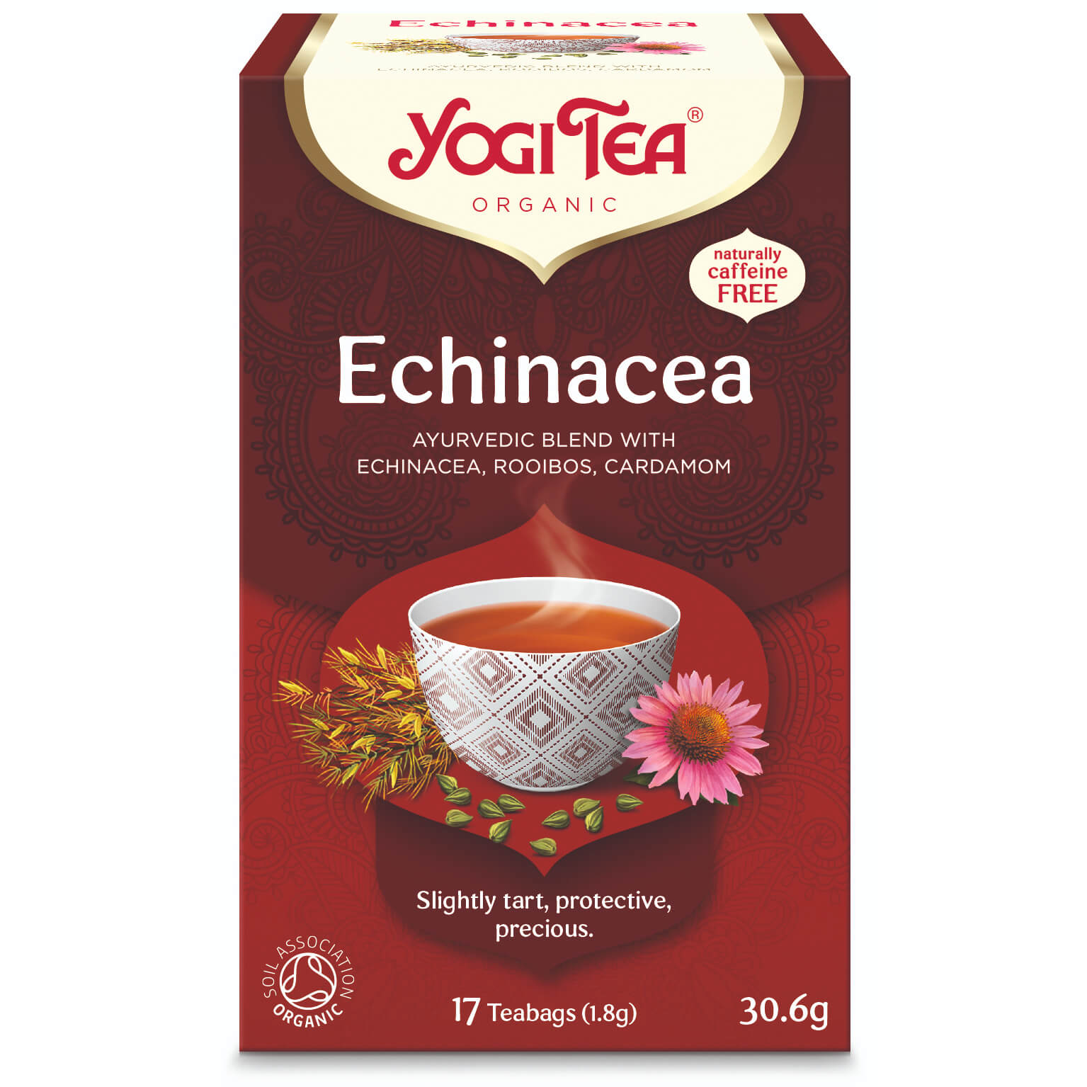 Herbata Echinacea BIO (17 × 1,8 g) 30,6 g - Yogi Tea