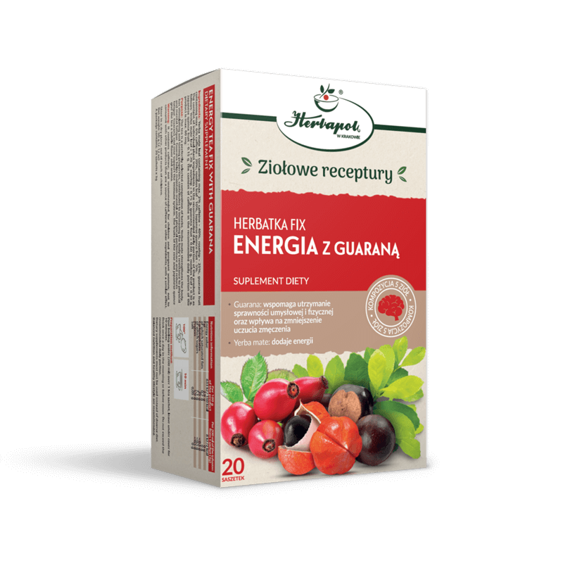 Herbata Energia fix (20 x 3 g) 60 g - Herbapol Kraków