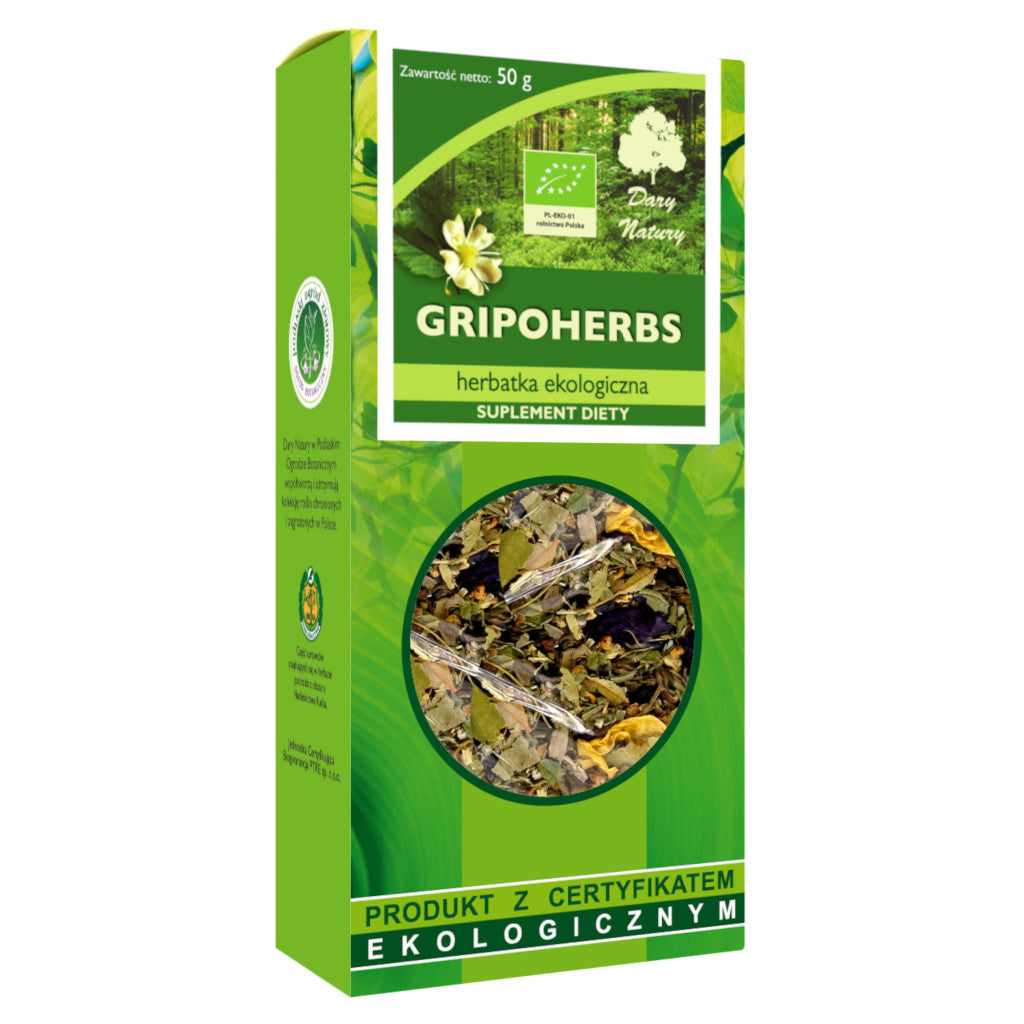 Herbata Gripoherbs BIO 50 g - Dary Natury