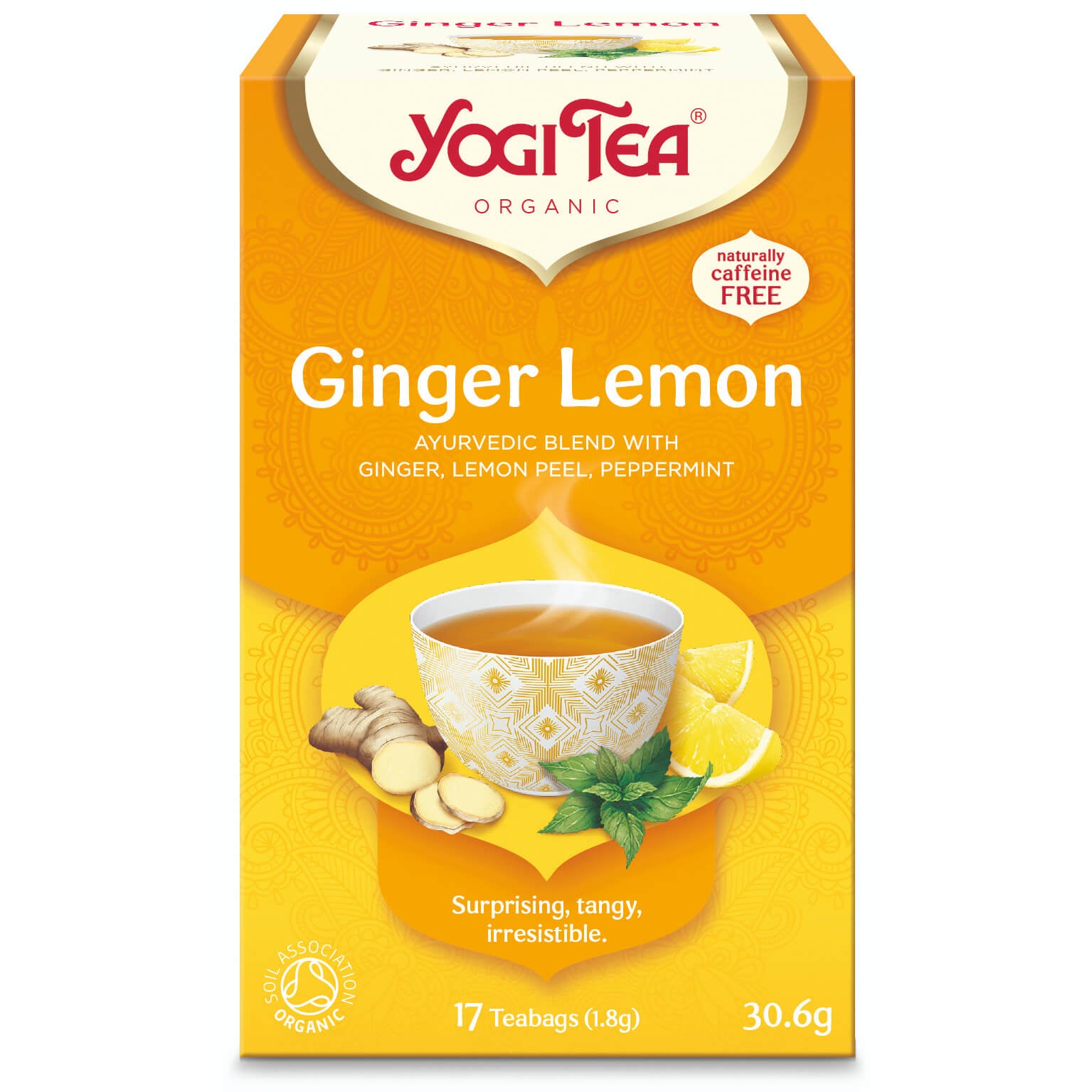 Herbata Imbirowo-Cytrynowa (Ginger Lemon) BIO (17 × 1,8 g) 30,6 g - Yogi Tea