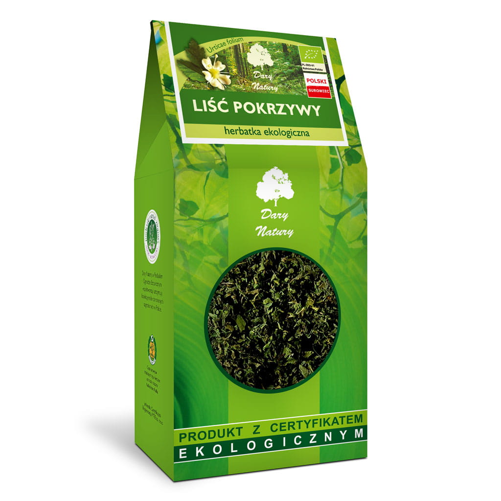 Herbata liść pokrzywy BIO 100 g - Dary Natury