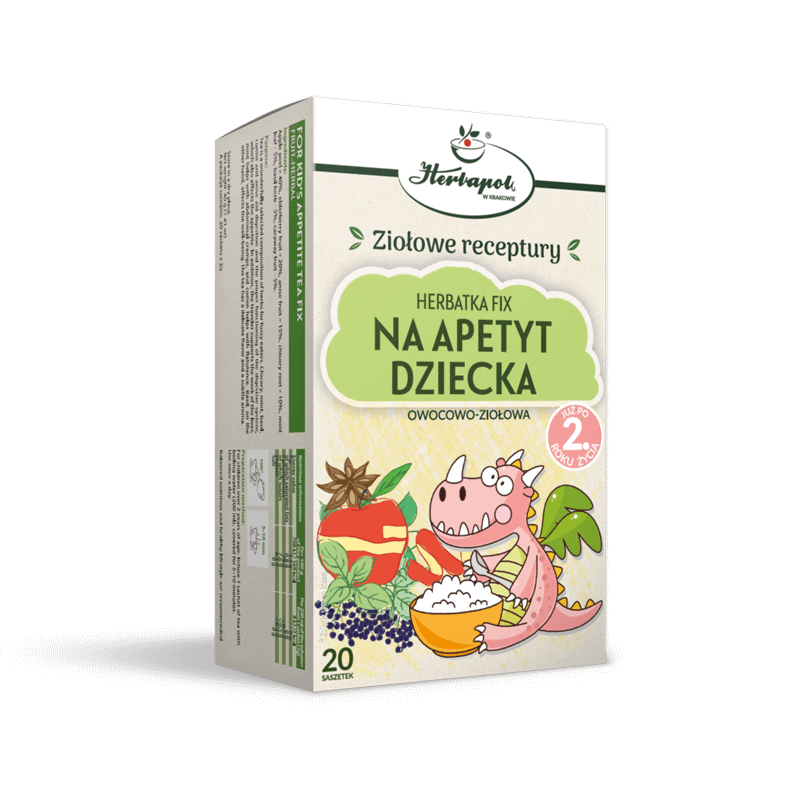 Herbata Na Apetyt Dziecka fix (20 × 2 g) 40 g - Herbapol Kraków