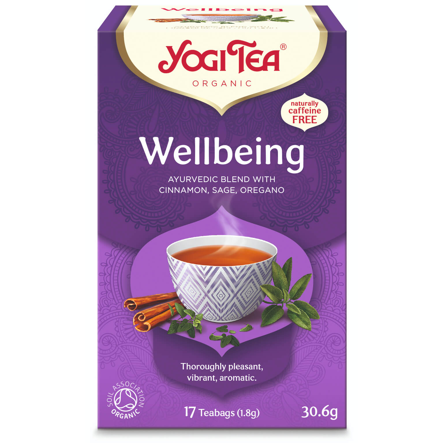 Herbata Na Dobre Samopoczucie (Wellbeing) BIO (17 × 1,8 g) 30,6 g - Yogi Tea