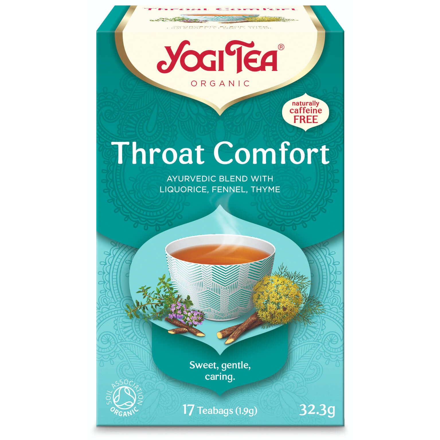 Herbata Na Gardło (Throat Comfort) BIO (17 × 1,9 g) 32,3 g - Yogi Tea