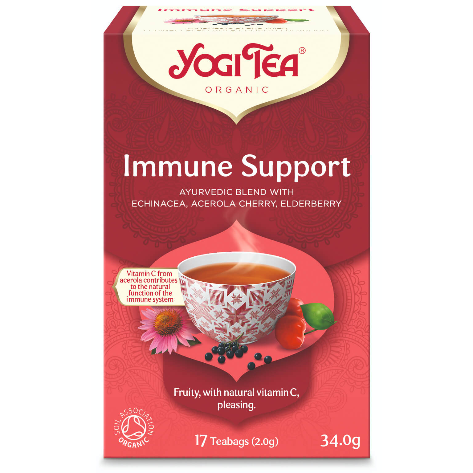 Herbata Na Odporność (Immune Support) BIO (17 × 2 g) 34 g - Yogi Tea