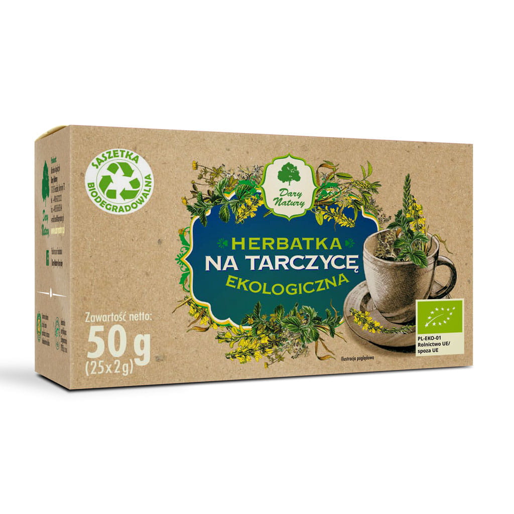 Herbata Na Tarczycę BIO (25 × 2 g) 50 g - Dary Natury