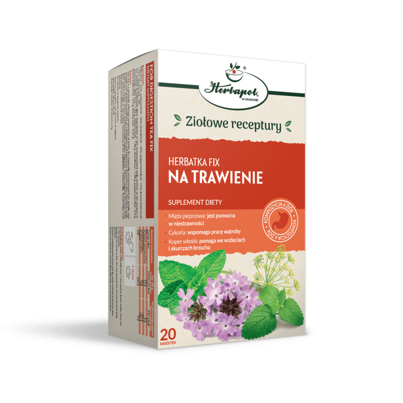 Herbata Na Trawienie fix (20 x 2 g) 40 g - Herbapol Kraków